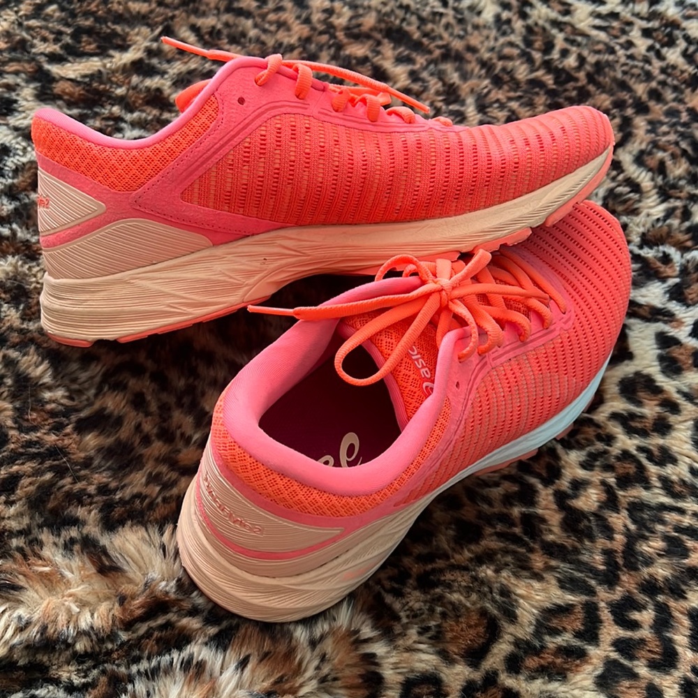 ASICS orange DynaFlyte 2 running shoes